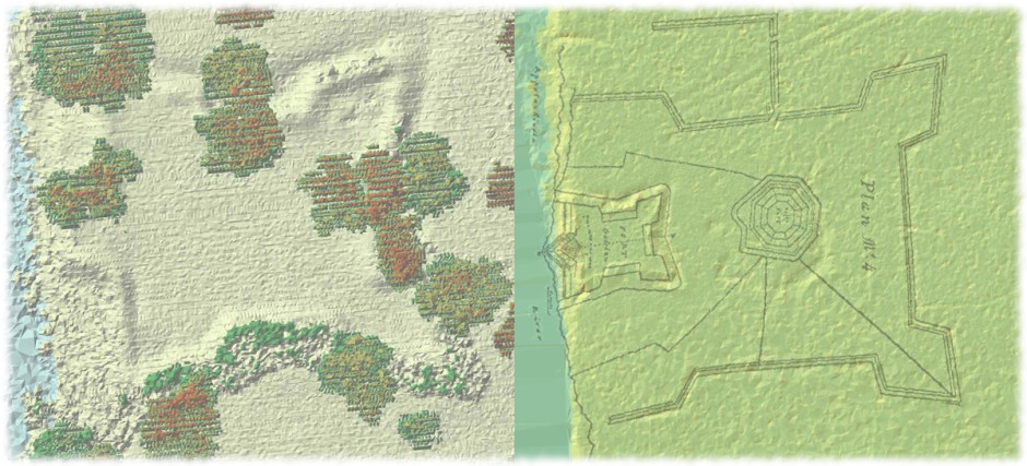 Lidar Analysis of Fort Gadsden