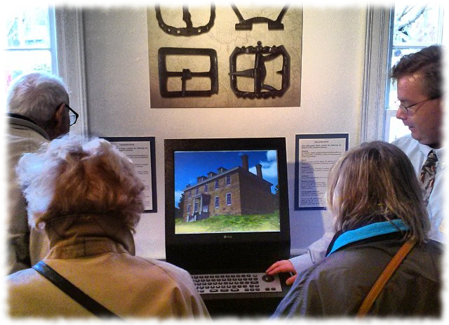 Visitors to the East Jersey Old Town Village Museum enjoy the Raritan Landing Virtual World Environment